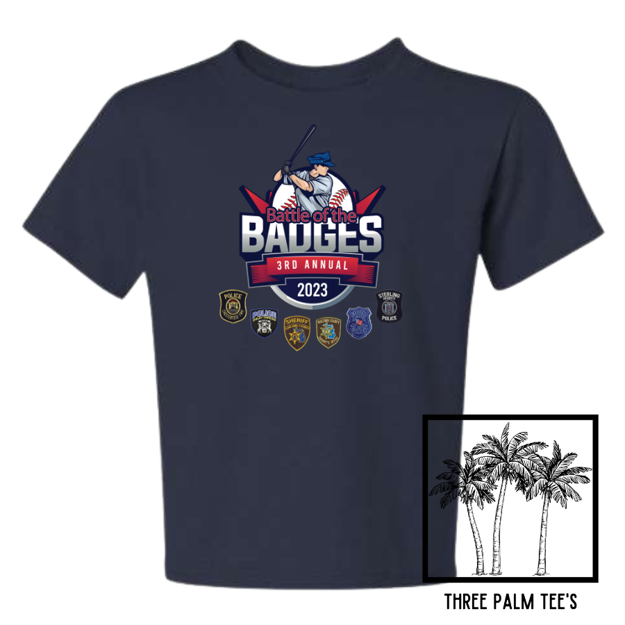 Battle of the Badges - YOUTH T-shirt